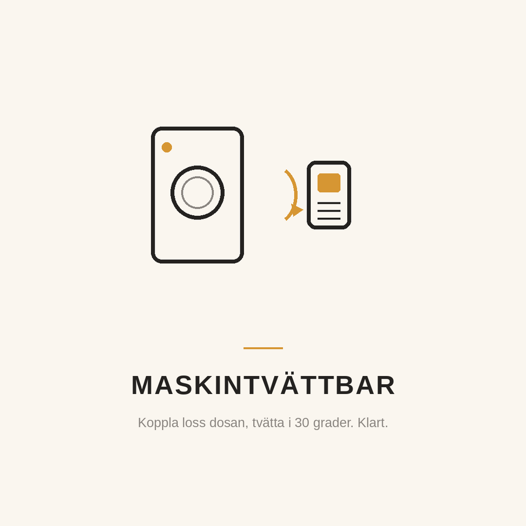 Maskintvättbar