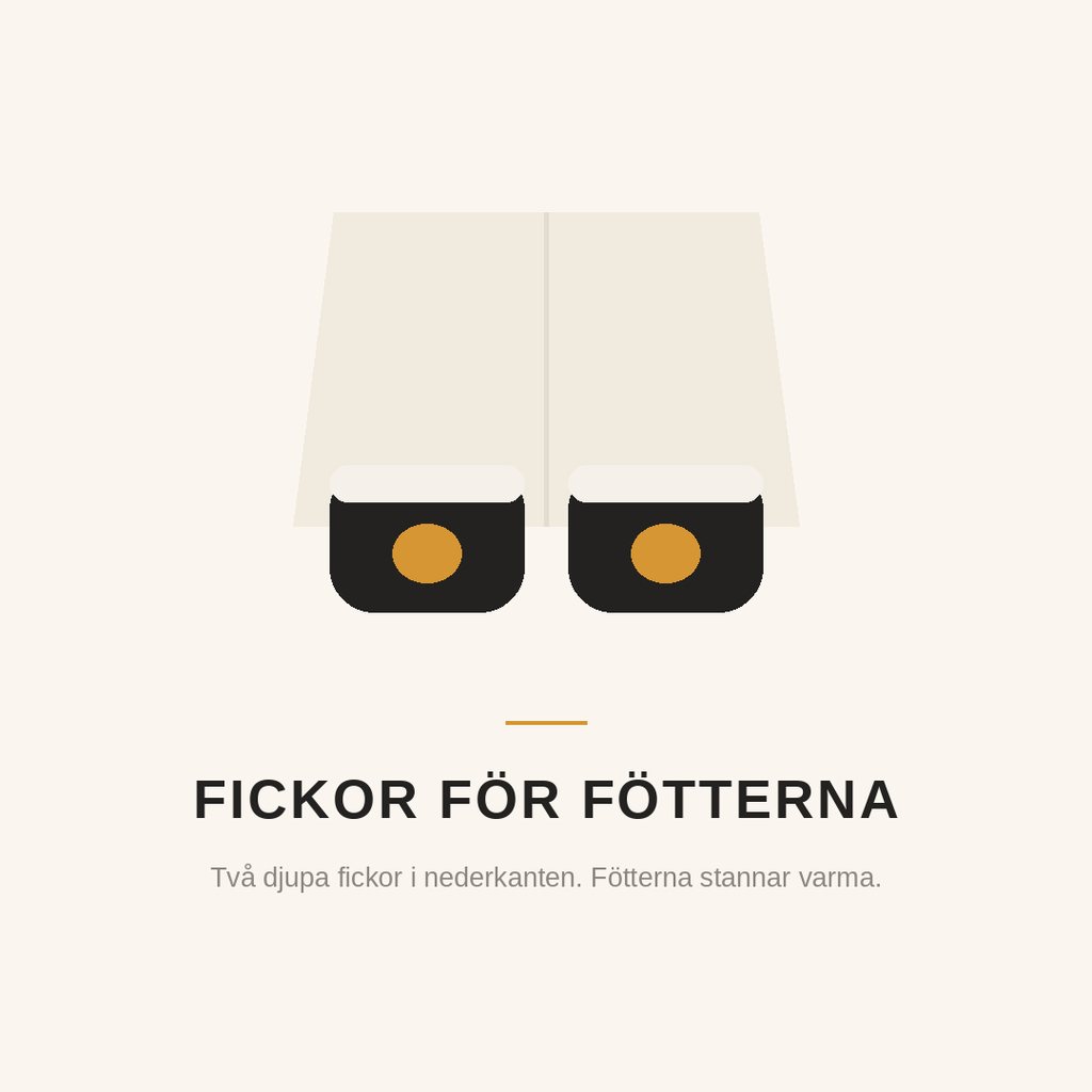 Fickor för fötterna