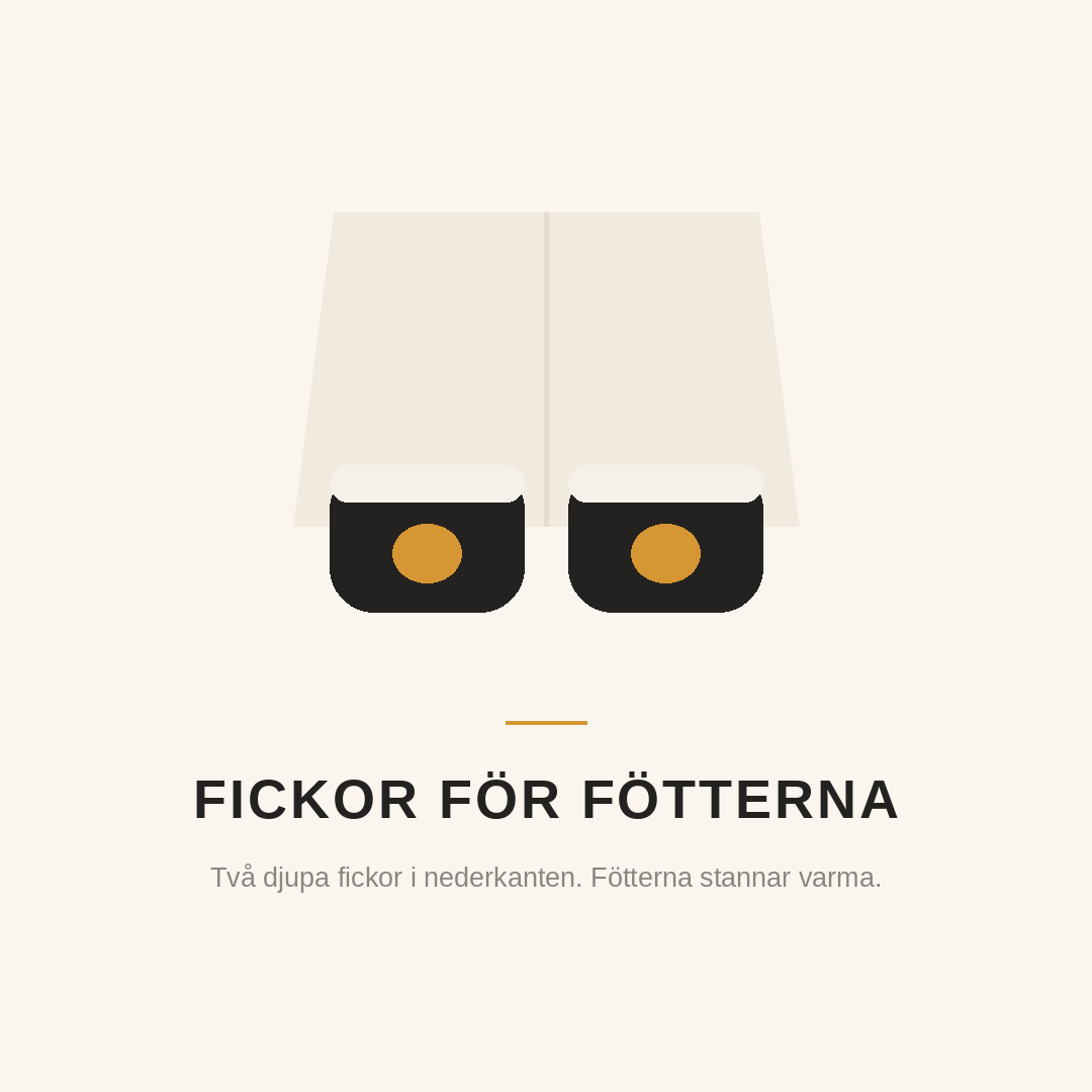 Fickor för fötterna