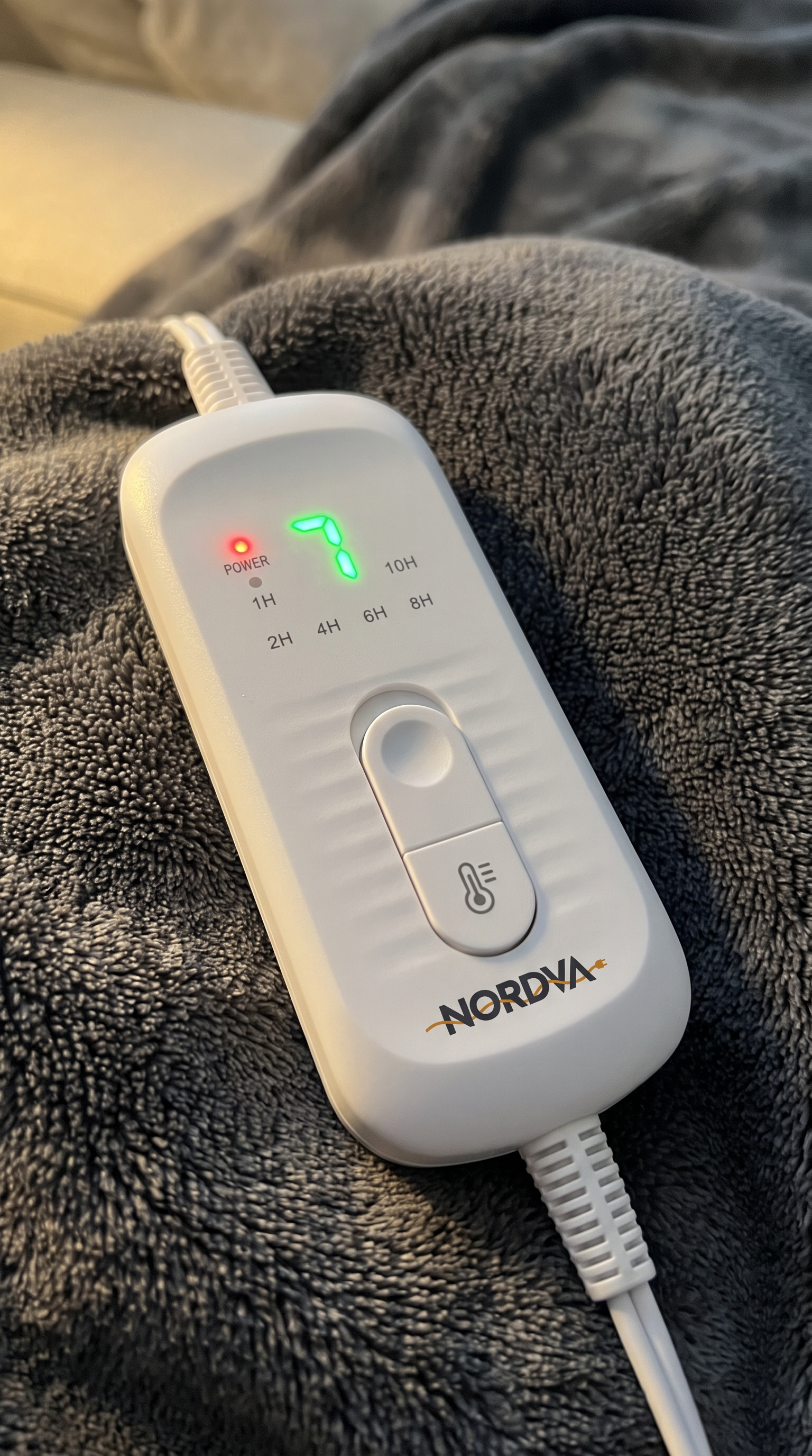 Kontrolldosan med sju värmenivaer